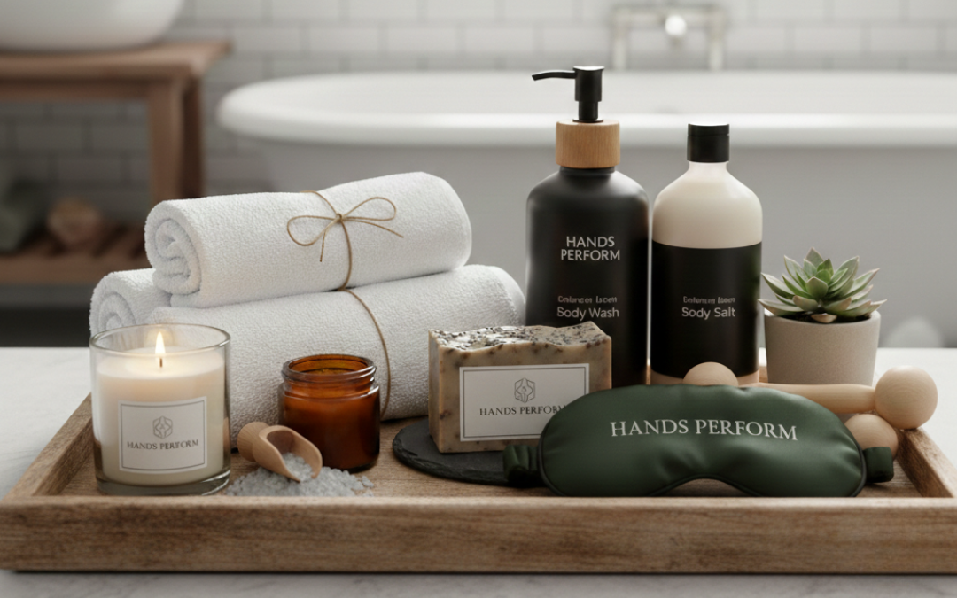 Brindes de Autocuidado: Kits de Banho e Relaxamento para Conectar e Inspirar
