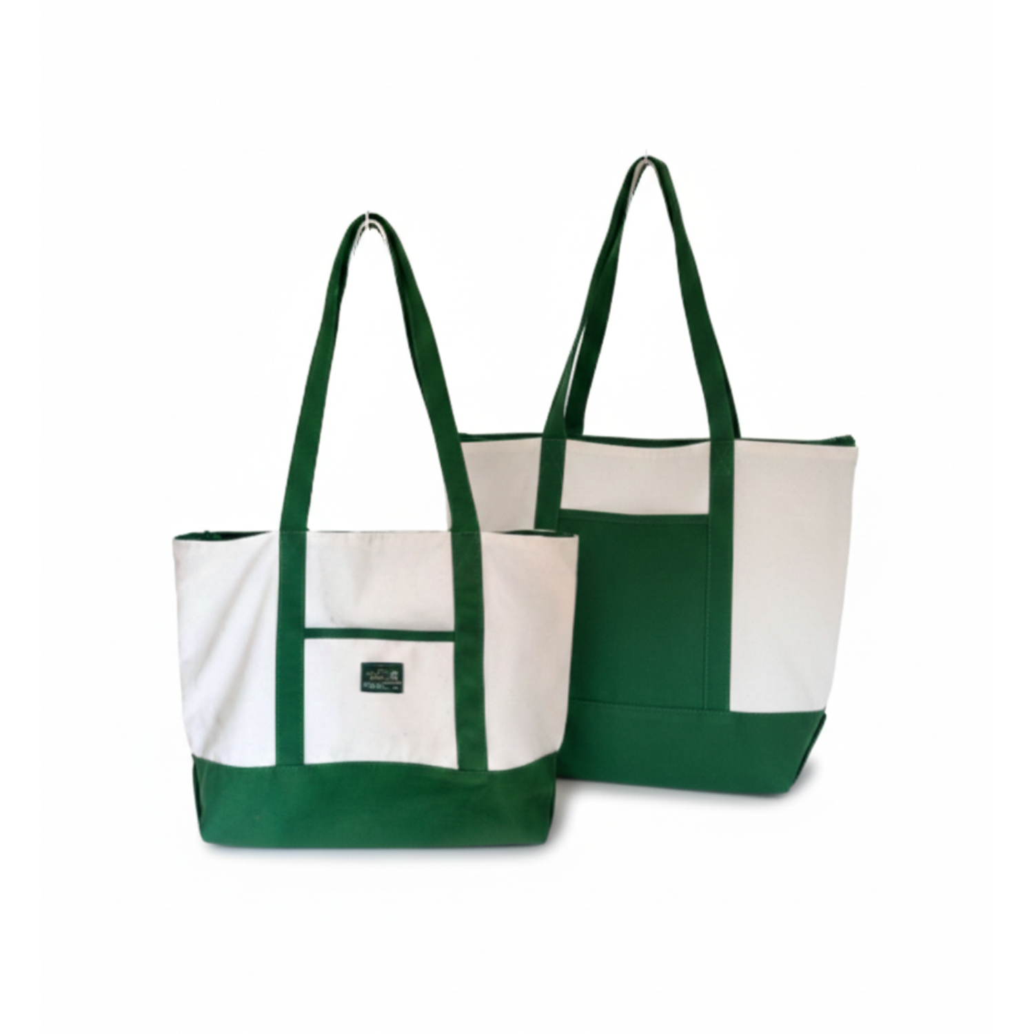 Ecobag em Lona de Algodão Bicolor com Forro em Nylon 50x35cm | Hands Brindes