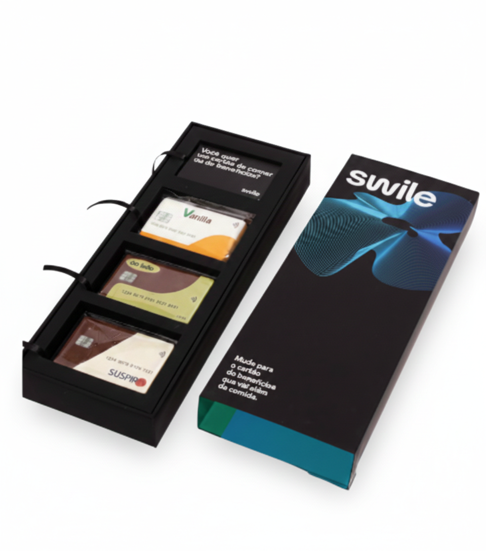 Caixa Cartonada Luxo com Tabletes de Chocolate Personalizados | Hands Perform