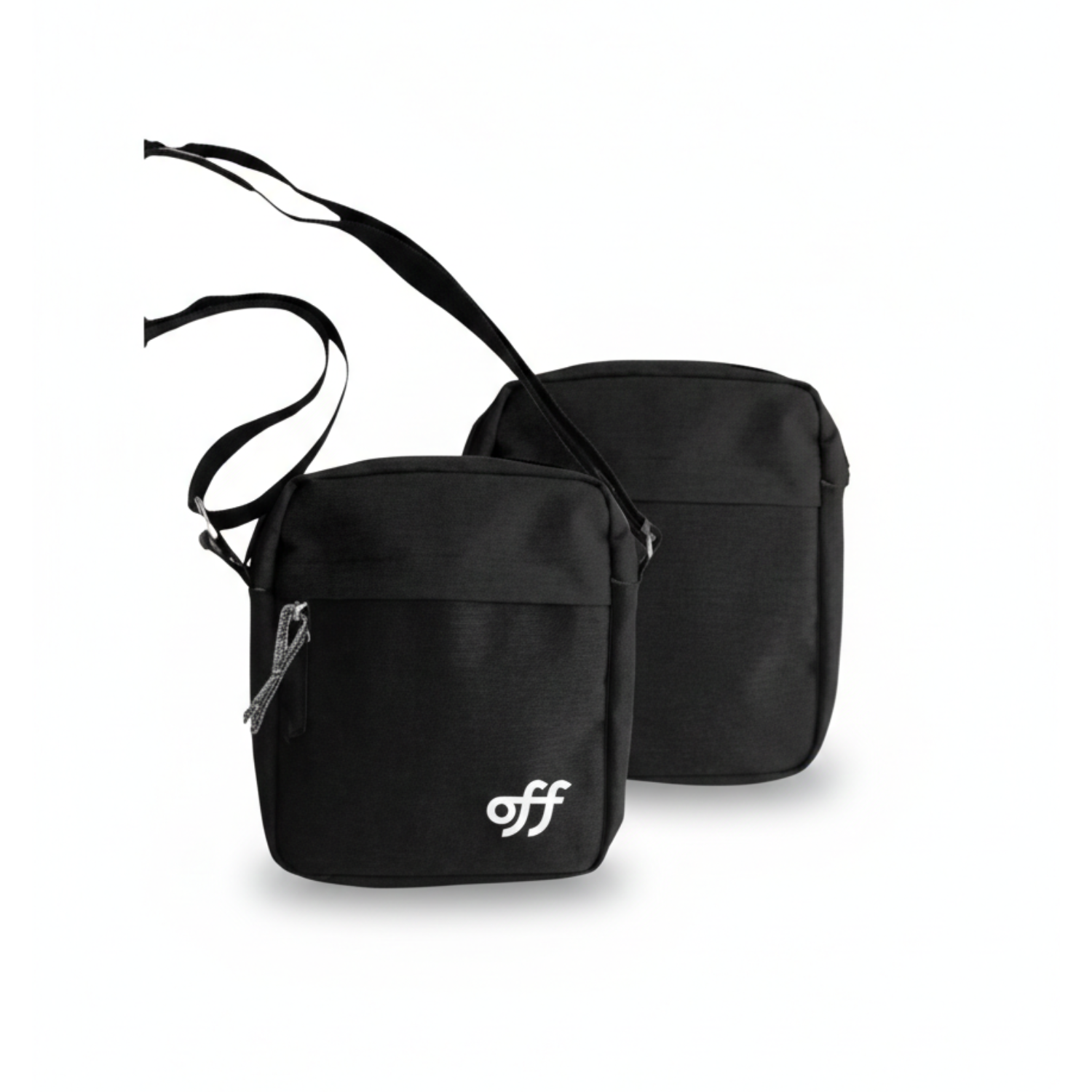 Shoulder Bag em Lona com Bolso Externo e Alça Ajustável | Hands Brindes